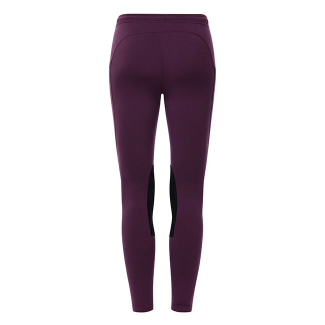 Kerrits Kids' Performance Knee Patch Pocket Riding Tight - Velvet Plum image number null