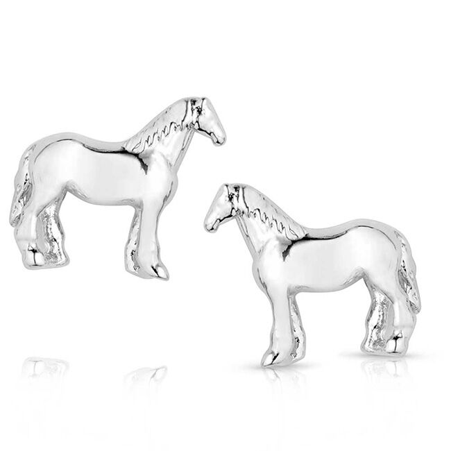 Montana Silversmiths Quarter Horse Earrings image number null