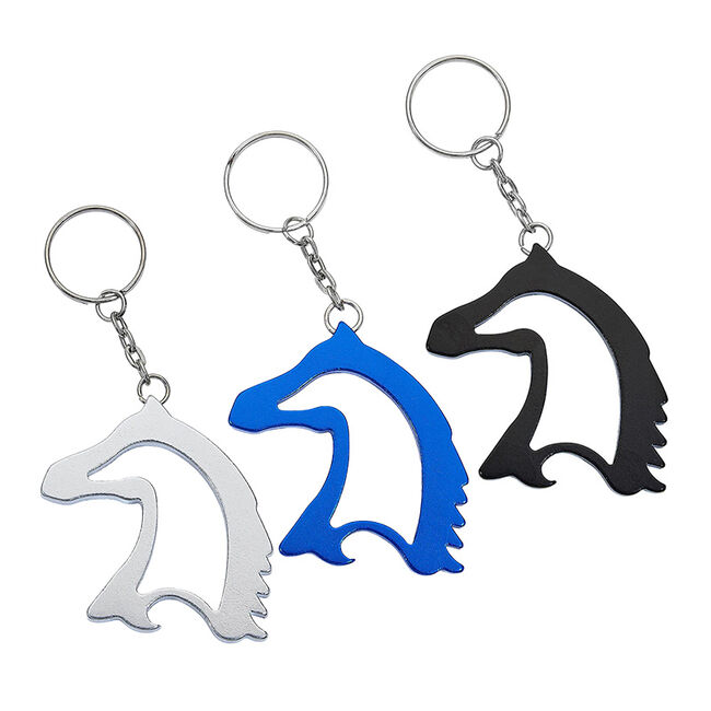 AWST Horse Head Key Chain Bottle Opener image number null