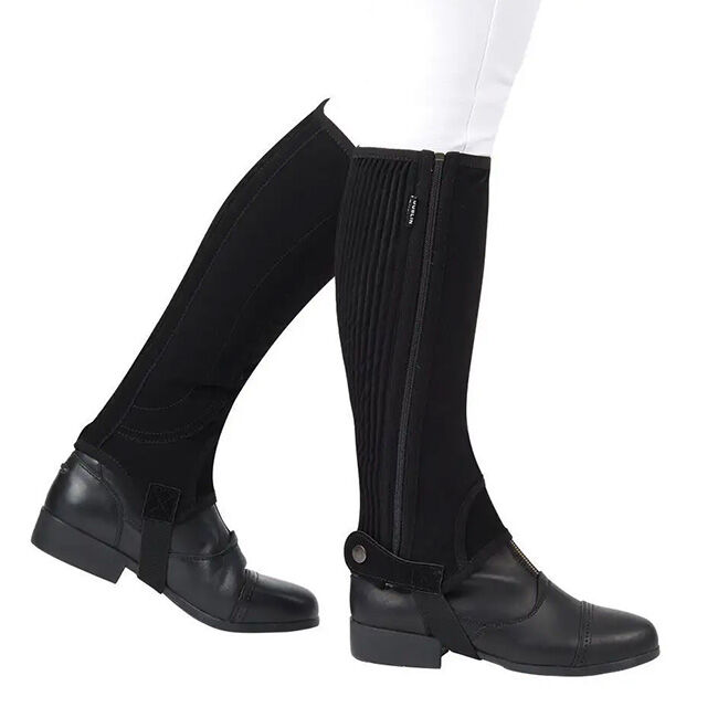 Dublin Kids' Easy-Care Half Chaps - Black image number null
