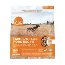 Open Farm Freeze-Dried Raw Dog Food - Farmer's Table Pork Recipe