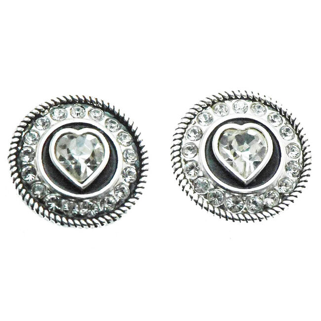 Finishing Touch of Kentucky Concho Heart Earrings image number null