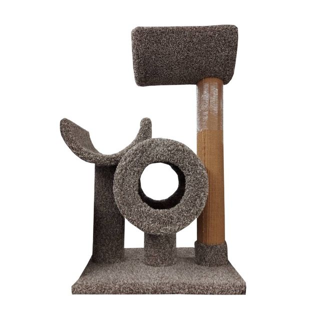 Wade's Cat Trees 1 Tunnel, 2 Perch Cat Tree Closeout The Cheshire Horse