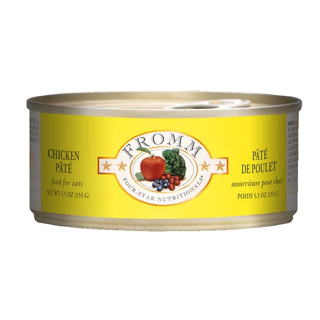 Fromm 4 Star Chicken P&acirc;t&eacute; Canned Cat Food image number null