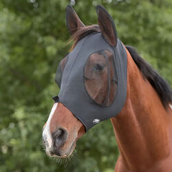 WeatherBeeta Deluxe Stretch Bug Eye Saver with Ears - Black/Black