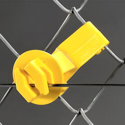 Dare Chain Link Fence & U-Post Snug Insulator - Yellow - 25-Pack