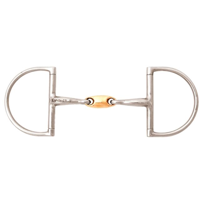 Korsteel JP Hunter Dee With Copper Oval Link Snaffle Bit image number null