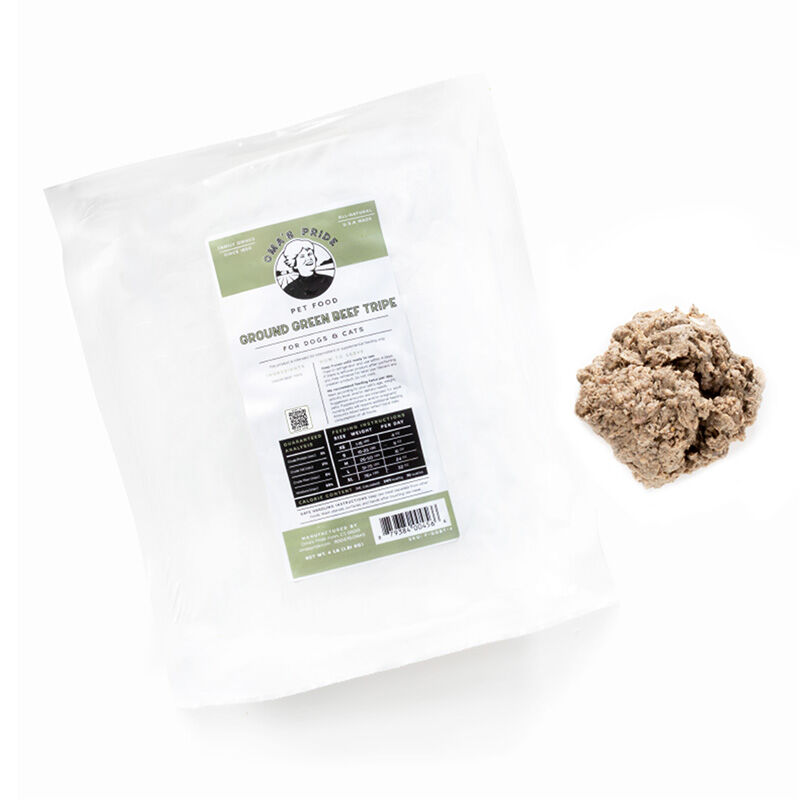 Frozen raw green tripe for dogs shop
