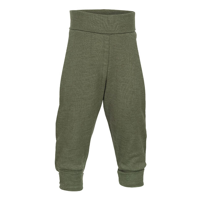 Engel Baby Wool/Silk Blend Pants - Olive image number null