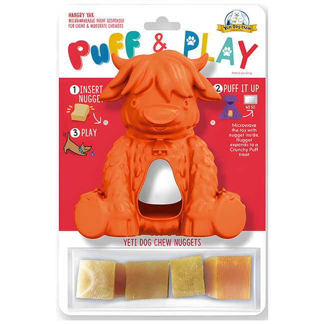 Yeti Dog Yak Puff & Play Toy image number null