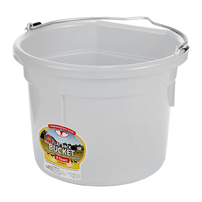 Little Giant DuraFlex Flatback Bucket - 8-Quart Capacity image number null