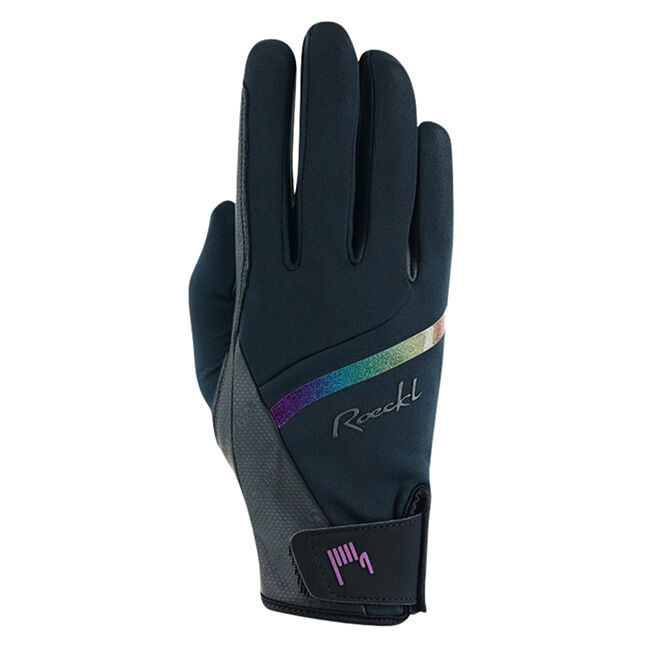 Roeckl Jineta Rainbow Riding Gloves - Black image number null