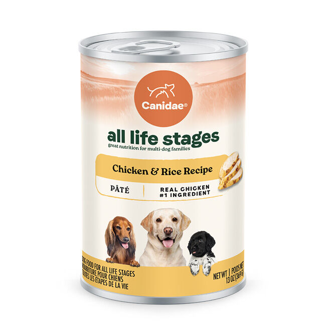 Canidae All Life Stages For All Dogs - Chicken & Rice Formula Canned Dog Food 13 oz image number null