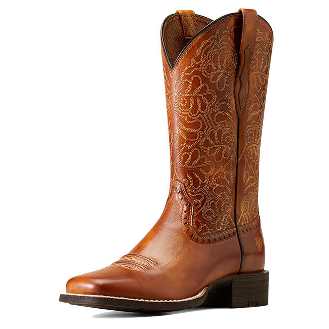 Ariat Ladies' Round Up Remuda Western Boot - Naturally Rich image number null