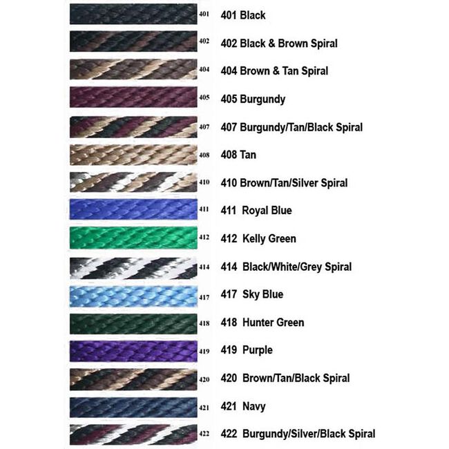 Double Diamond Braided Poly Lead Rope Colors image number null