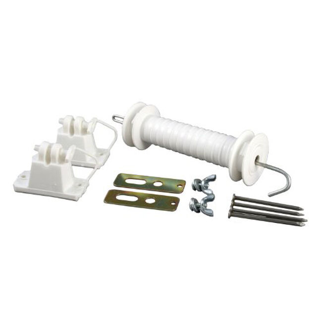 Zareba Wood Post Gate Kit - White - Closeout image number null