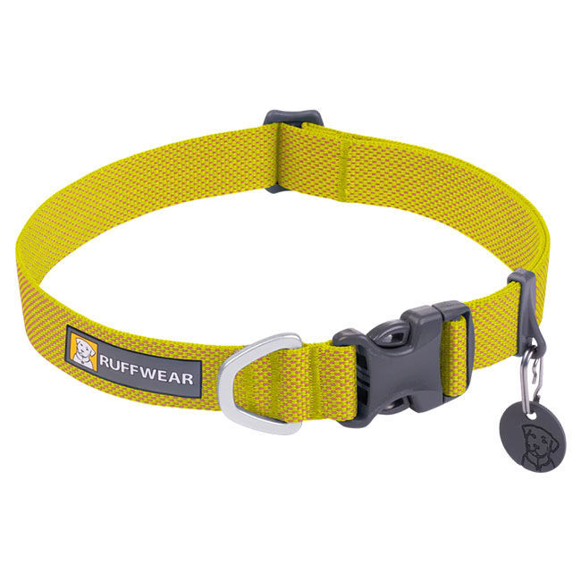 Ruffwear Hi & Light Lightweight Dog Collar - Lichen Green image number null