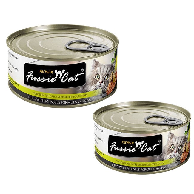 Fussie Cat Premium Cat Food - Tuna with Mussels in Aspic image number null