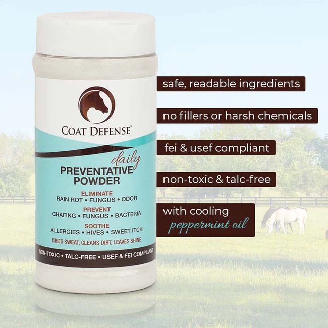 Coat Defense Daily Preventative Powder for Horses The Cheshire Horse
