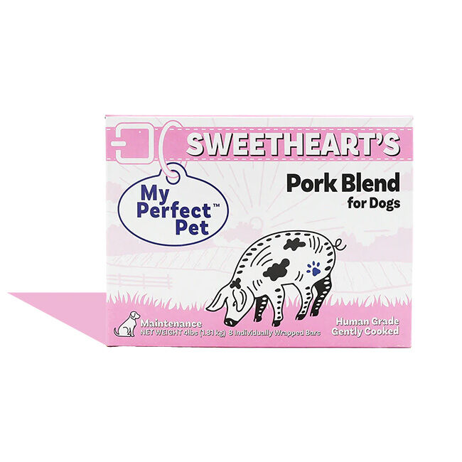 My Perfect Pet Frozen Dog Food - Sweetheart's Pork Blend - 4 lb image number null