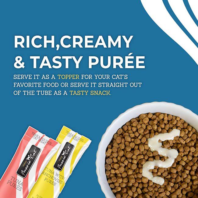 Fussie Cat Puree Treat 10-Flavor Variety Pack - Ocean Fish - 50 Count image number null