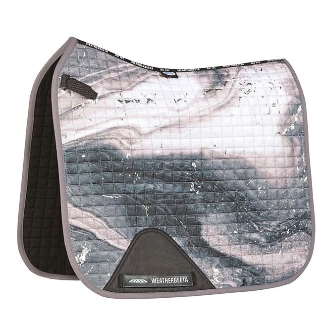 WeatherBeeta Prime Marble Shimmer Dressage Saddle Pad image number null
