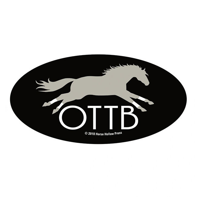 Horse Hollow Press Helmet Sticker - "OTTB" image number null
