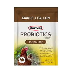 Durvet Probiotics Daily for Poultry - 3 g Packet
