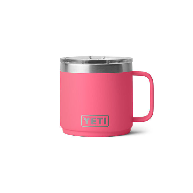 YETI Rambler 14 oz Stackable Mug with MagSlider Lid - Tropical Pink - Closeout image number null