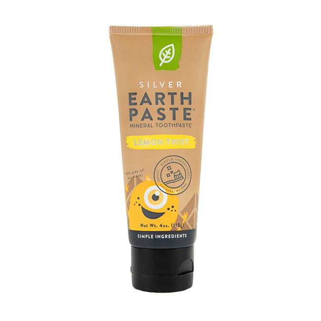 Redmond Life Earthpaste - Mineral Toothpaste with Nano Silver - Lemon Twist - 4 oz image number null