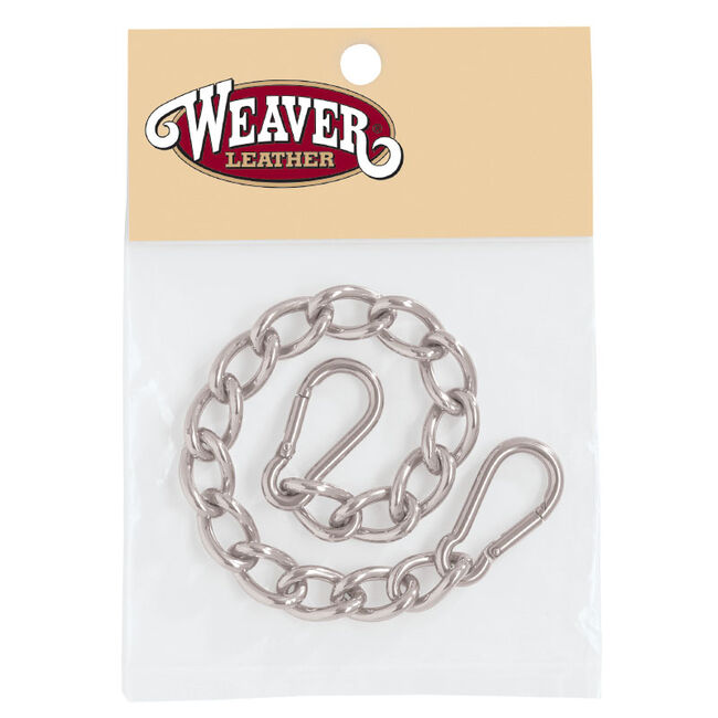Weaver Curb Chain With Safety Spring Snaps image number null