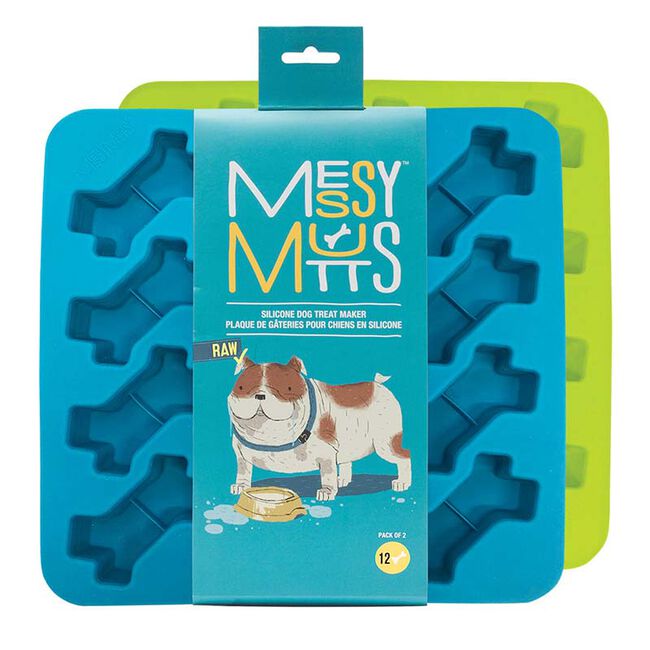 Messy Mutts 2-Pack Silicone Bake & Freeze Treat Maker image number null