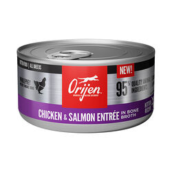 ORIJEN Cat Food - Chicken & Salmon Entree in Bone Broth