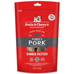 Stella & Chewy's Purely Pork Freeze-Dried Raw Dinner Patties