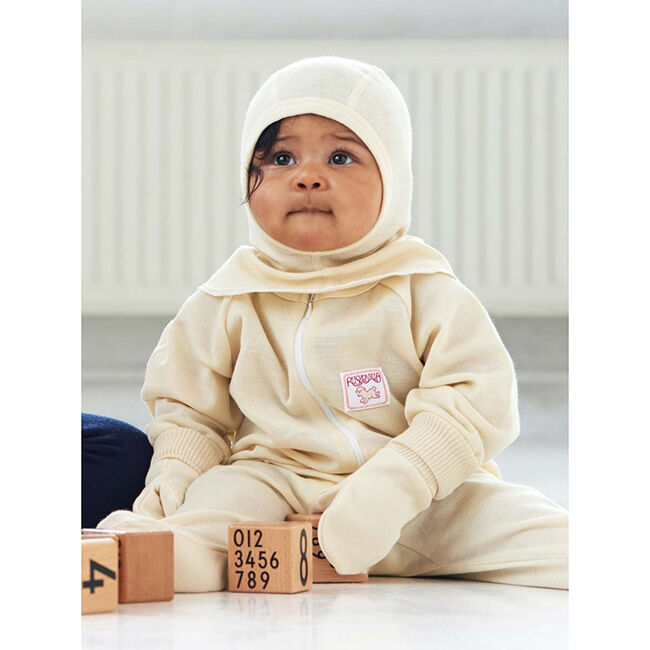 Ruskovilla Baby 100% Organic Merino Wool Balaclava image number null