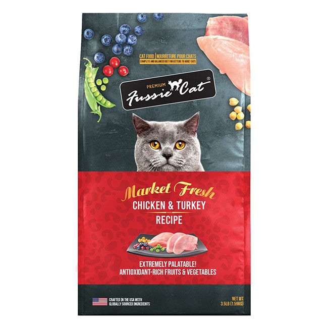 Fussie Cat Market Fresh Dry Cat Food - Chicken & Turkey image number null