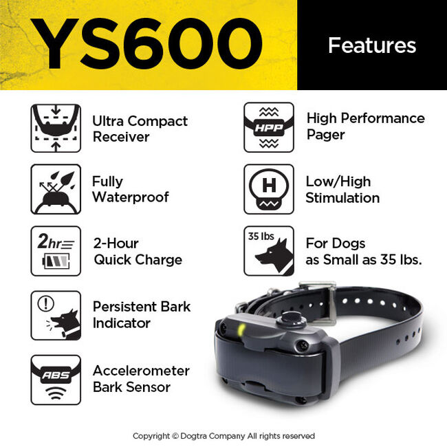 Dogtra YS600 No Bark Collar image number null