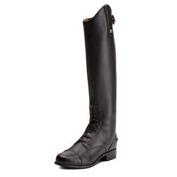 Ariat Kids' Heritage Contour Field Zip Tall Riding Boot - Black