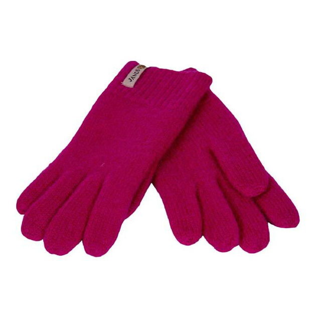 Janus Kids' 100% Wool Gloves - Pink image number null