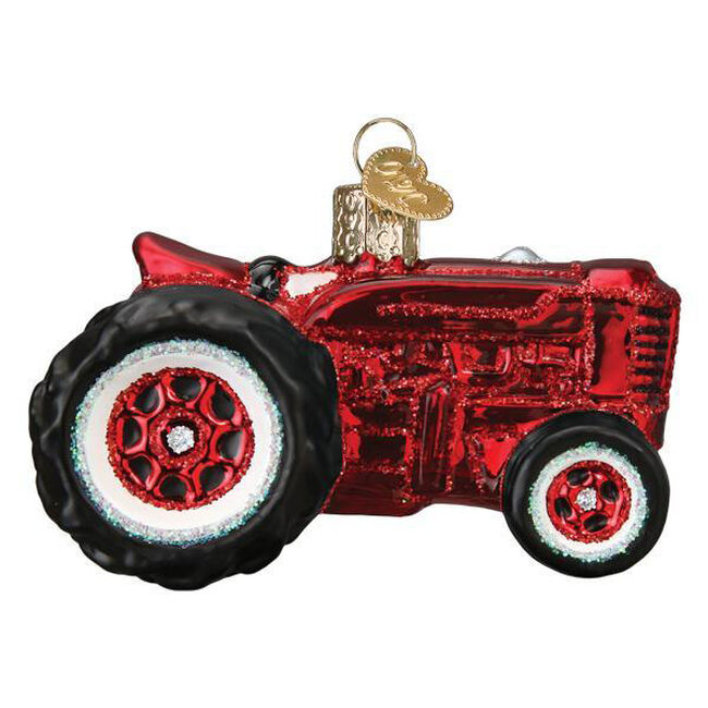 Old World Christmas Old Farm Tractor Ornament image number null