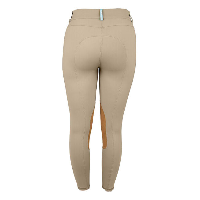 Romfh Women's Willow Knee Patch Euroseat Breech - Show Tan image number null