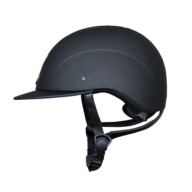 Demo Condition - Tipperary Royal Helmet with Wide Brim - Matte Black with Glossy Trim image number null
