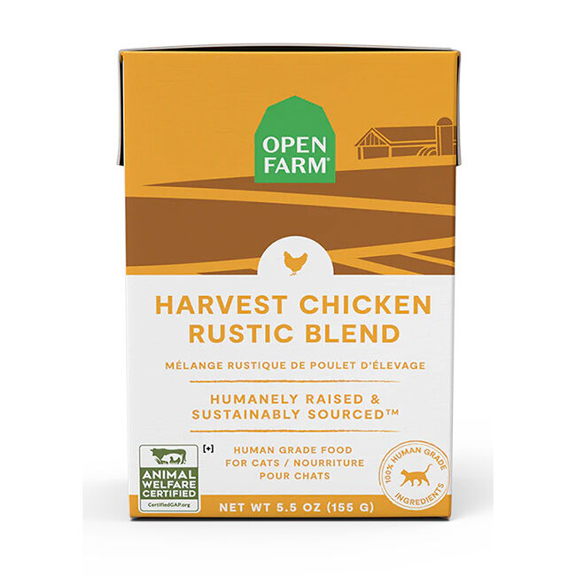 Open Farm Harvest Chicken Rustic Blend Wet Cat Food image number null