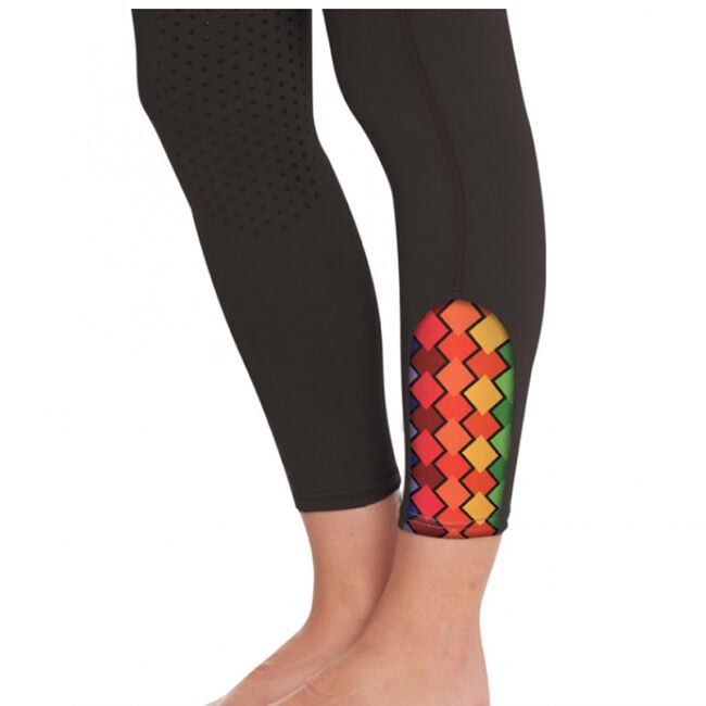 Ovation AeroWick Silicone Knee Patch Tight - Black image number null