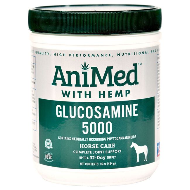 AniMed Glucosamine 5000 with Hemp - 16 oz image number null