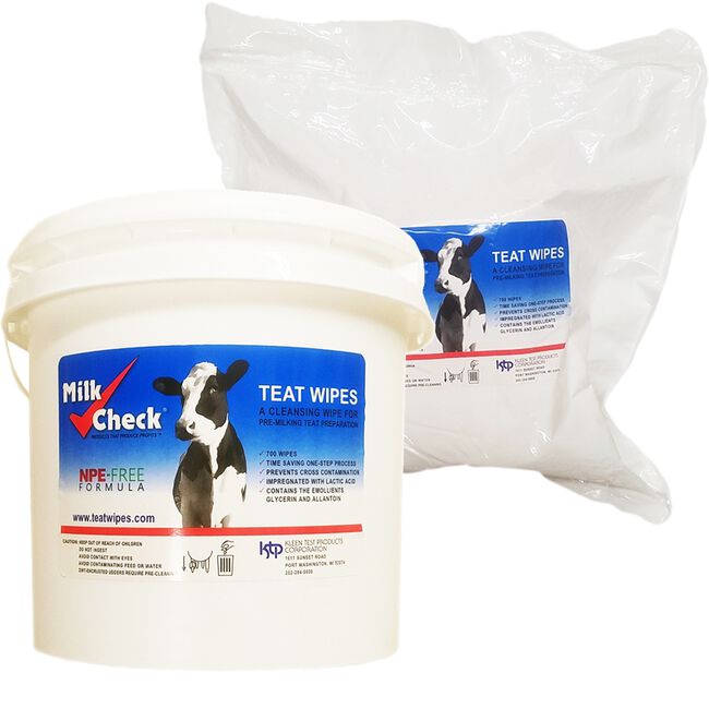 Milk Check Teat Wipes  image number null