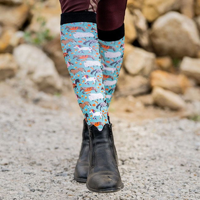 Dreamers Schemers Boot Socks Ponies Candy The Cheshire Horse