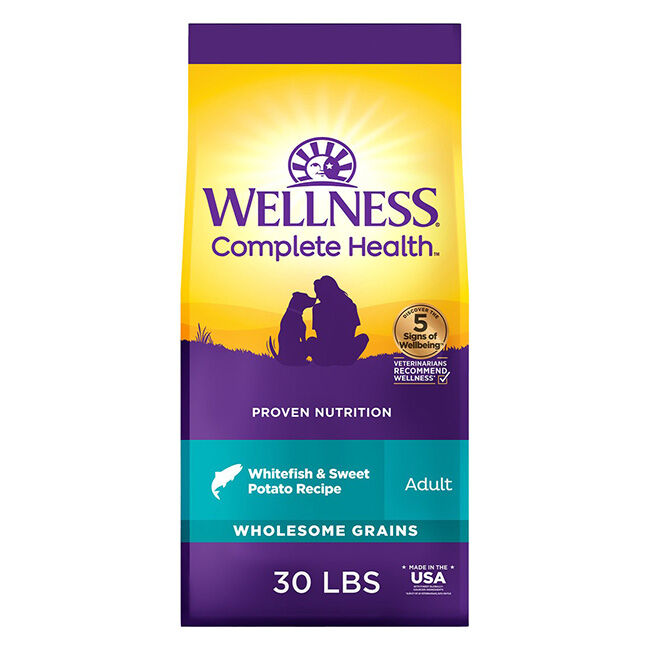 Wellness Complete Health Natural Whitefish & Sweet Potato Recipe Dry Dog Food image number null