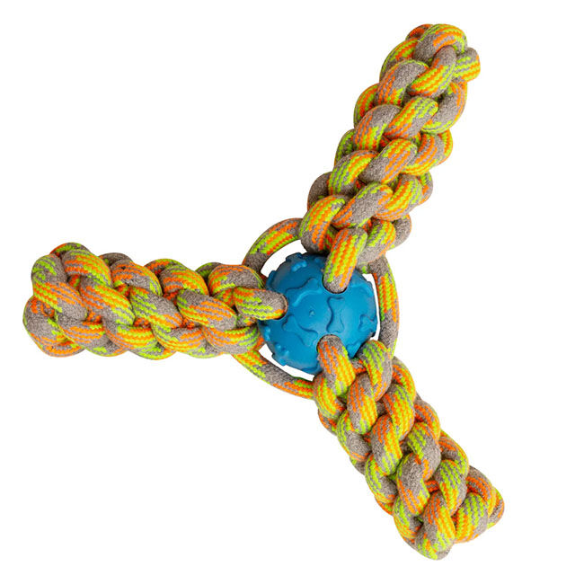 SnugArooz Knotted Dog Toy - Fling 'N Fun image number null