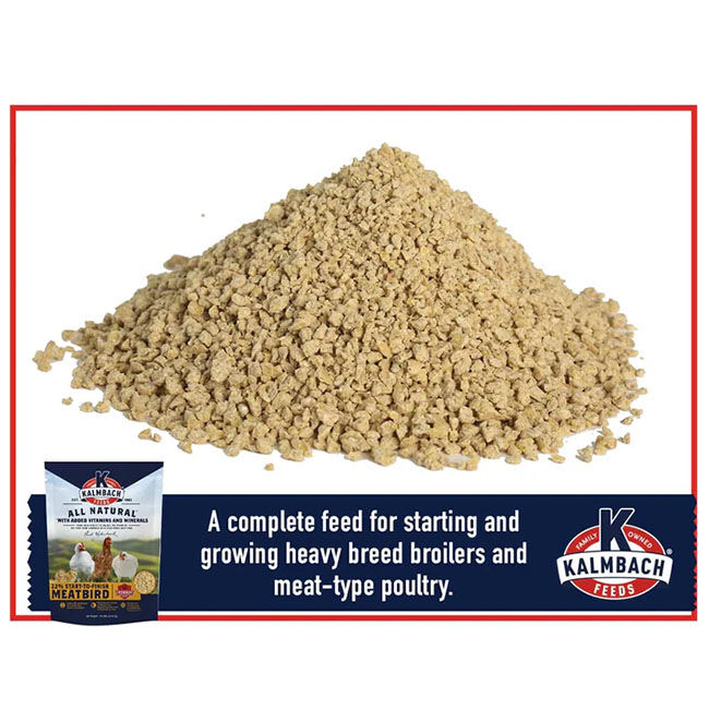 Kalmbach Feeds 22% Start-to-Finish Meatbird Feed - 50 lb image number null